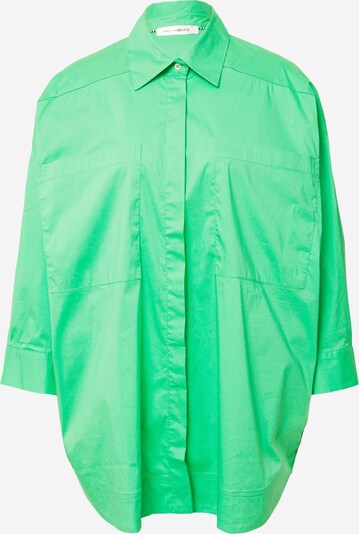Camicia da donna co'couture di colore verde erba, Visualizzazione prodotti