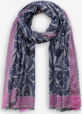 CODELLO Scarf in Blue: front