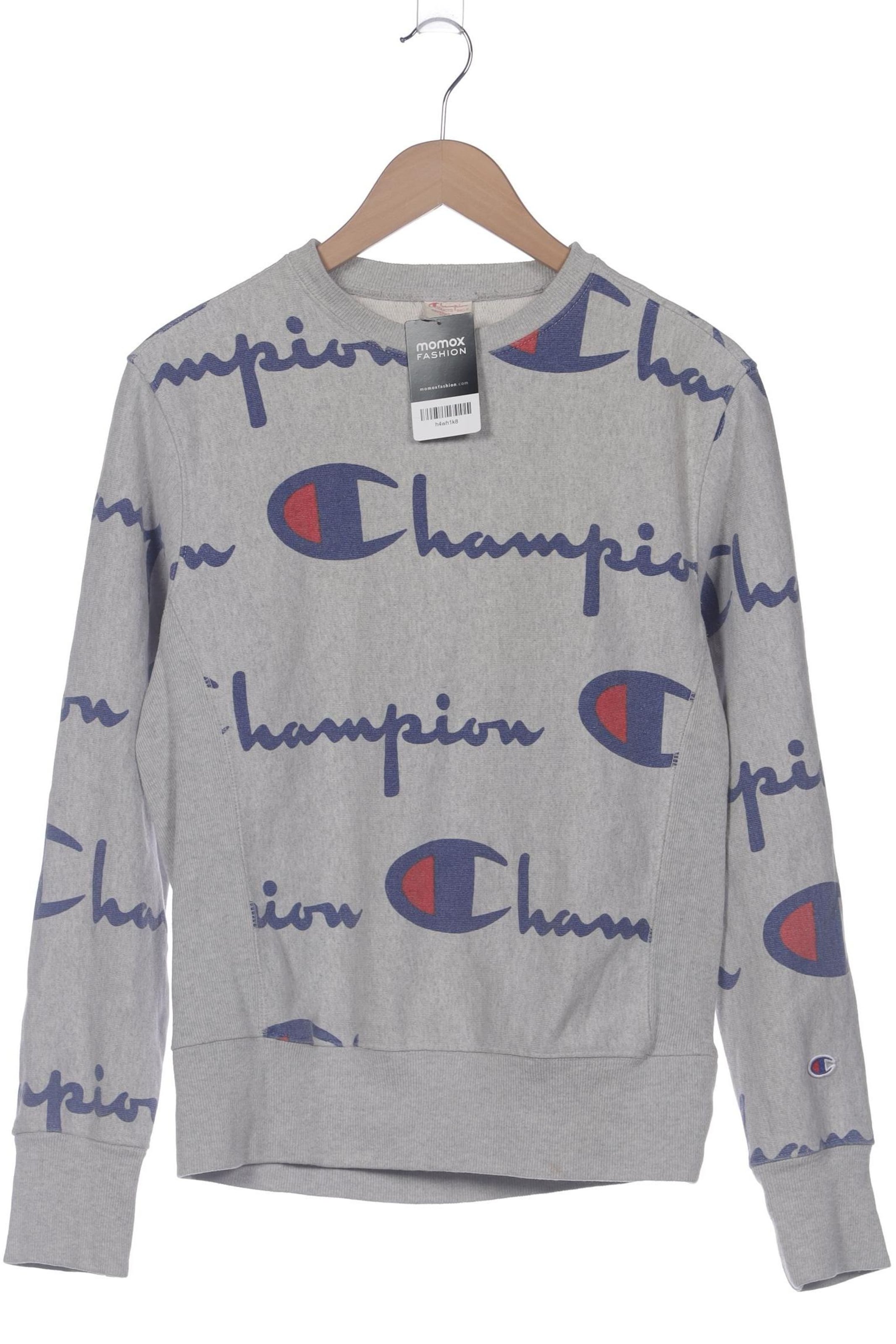 Champion Authentic Athletic Apparel Sweatshirt & Zip-Up Hoodie in M in Grey: front