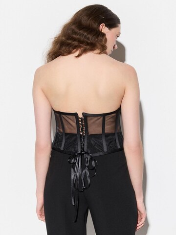 No Matter What Top in Schwarz