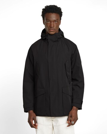 G-STAR Between-seasons parka 'Multipocket' in Black: front