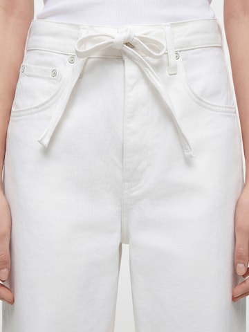 Mavi Flared Denim Pants ' NELLA ' in Weiß