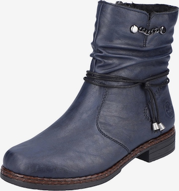 Rieker Ankle Boots in Blue: front