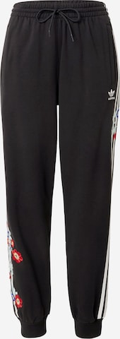 Loosefit Pantaloni de la ADIDAS ORIGINALS pe negru: față