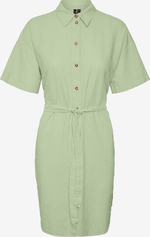 VERO MODA Blousejurk 'LINA' in Groen: voorkant