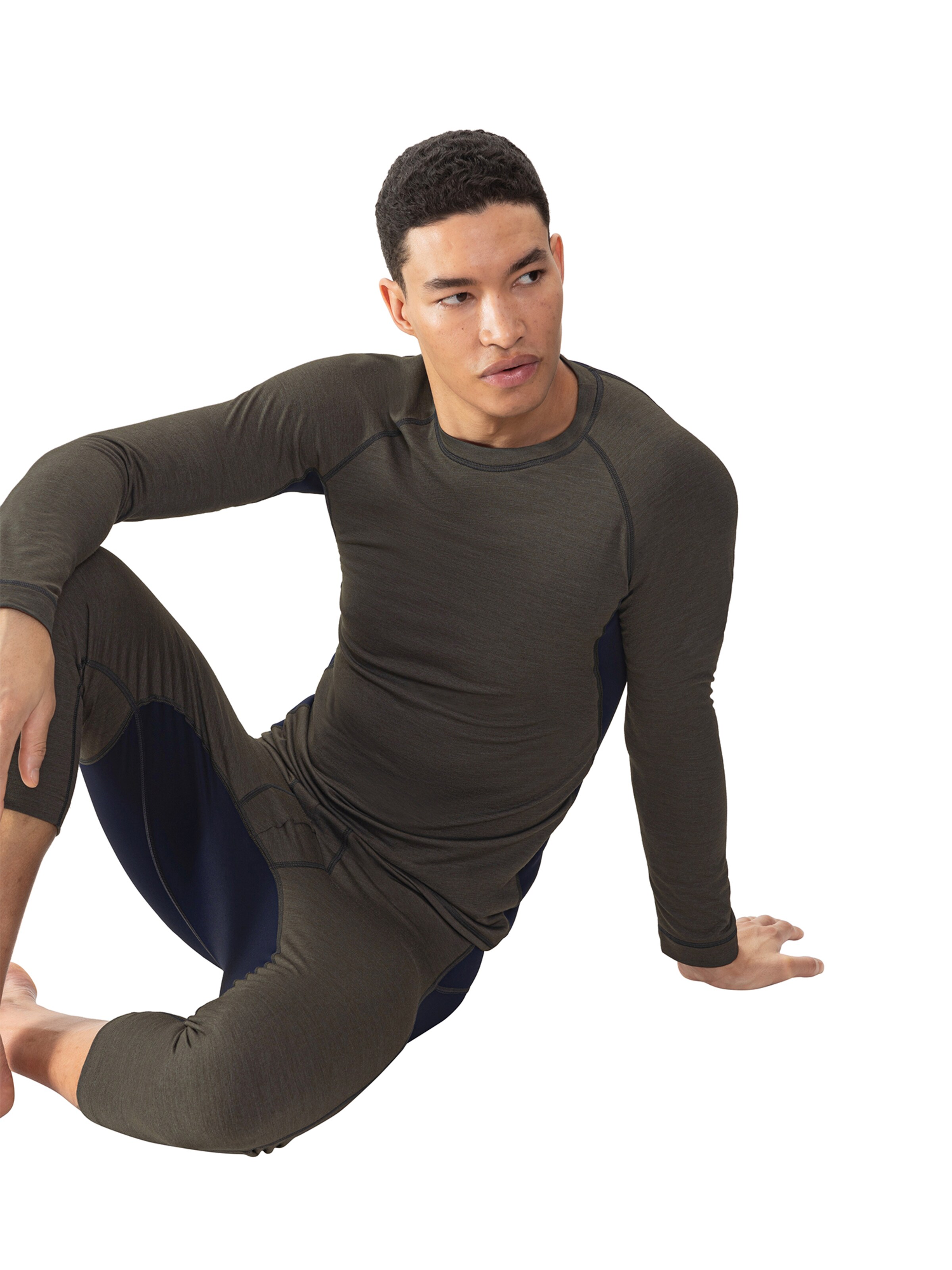 Sous-vêtements longs 'Prfrmnc+' Mey en vert