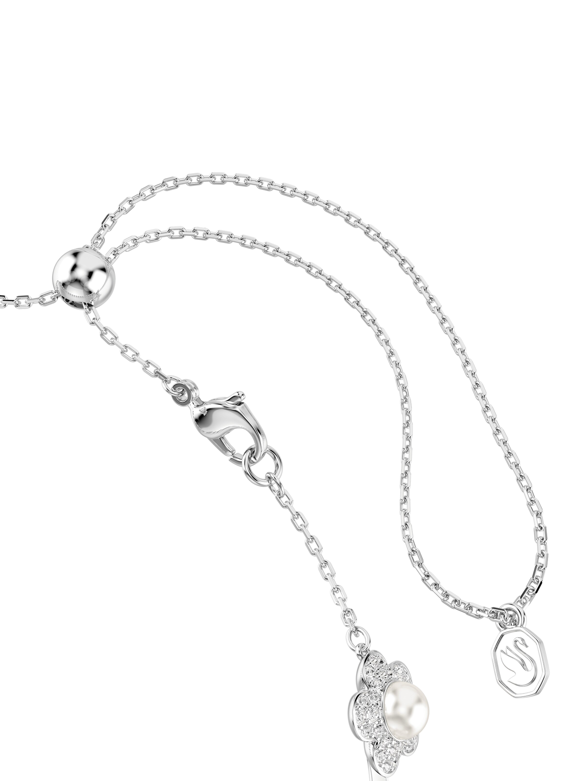 Swarovski Kette in Weiß