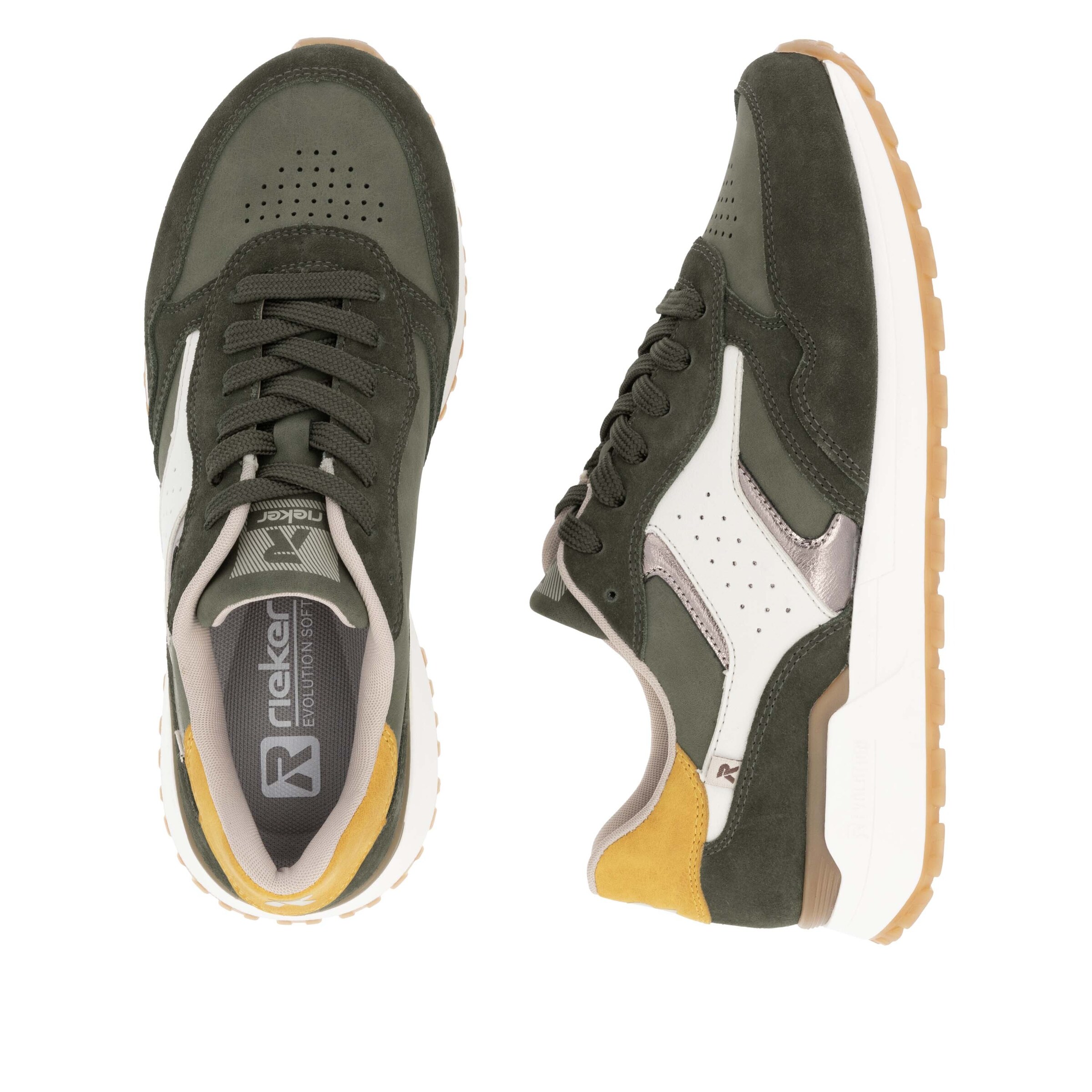 Sneaker bassa di Rieker Sport in verde