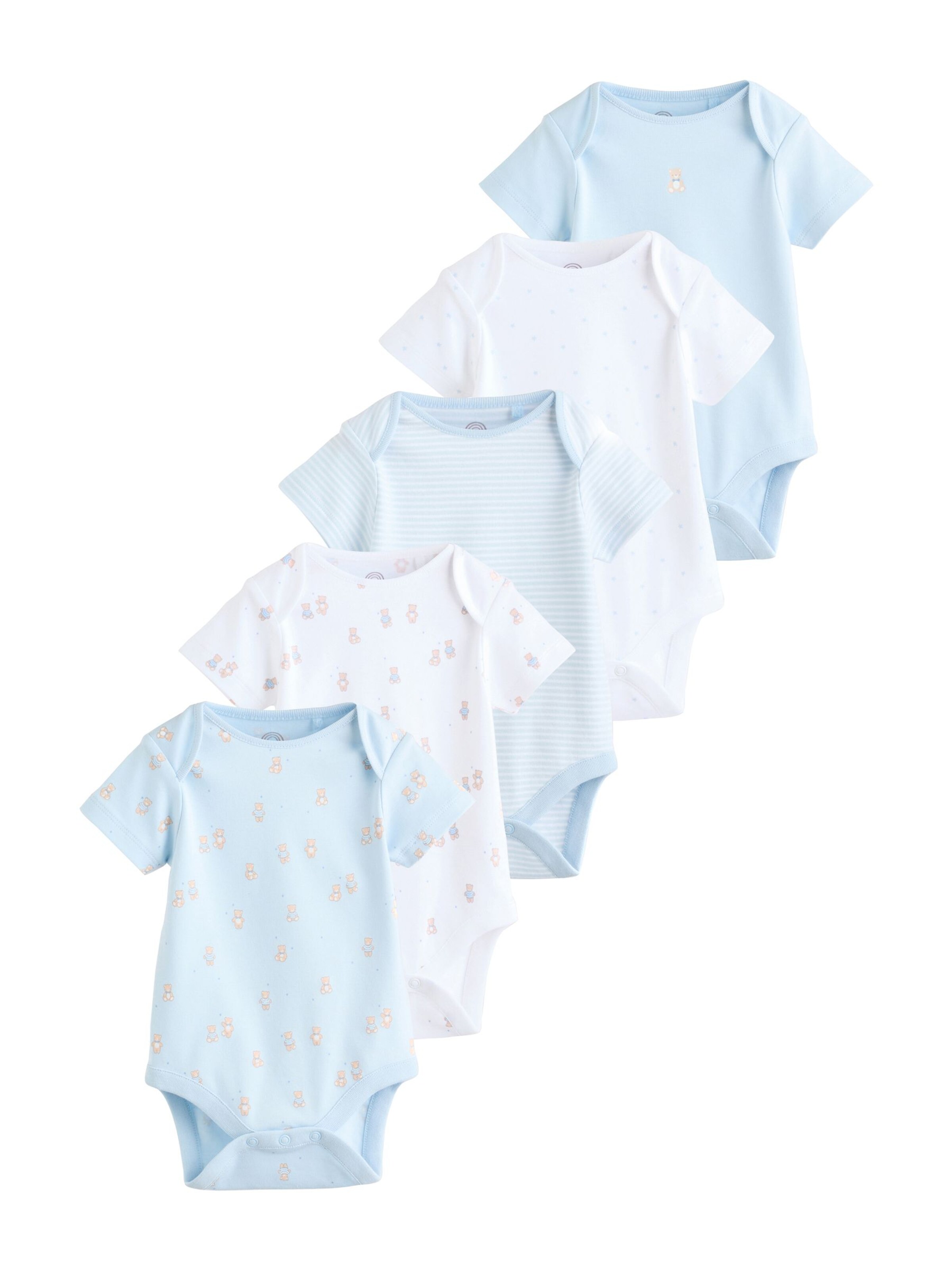 Next Ползунки/боди в Синий: спереди