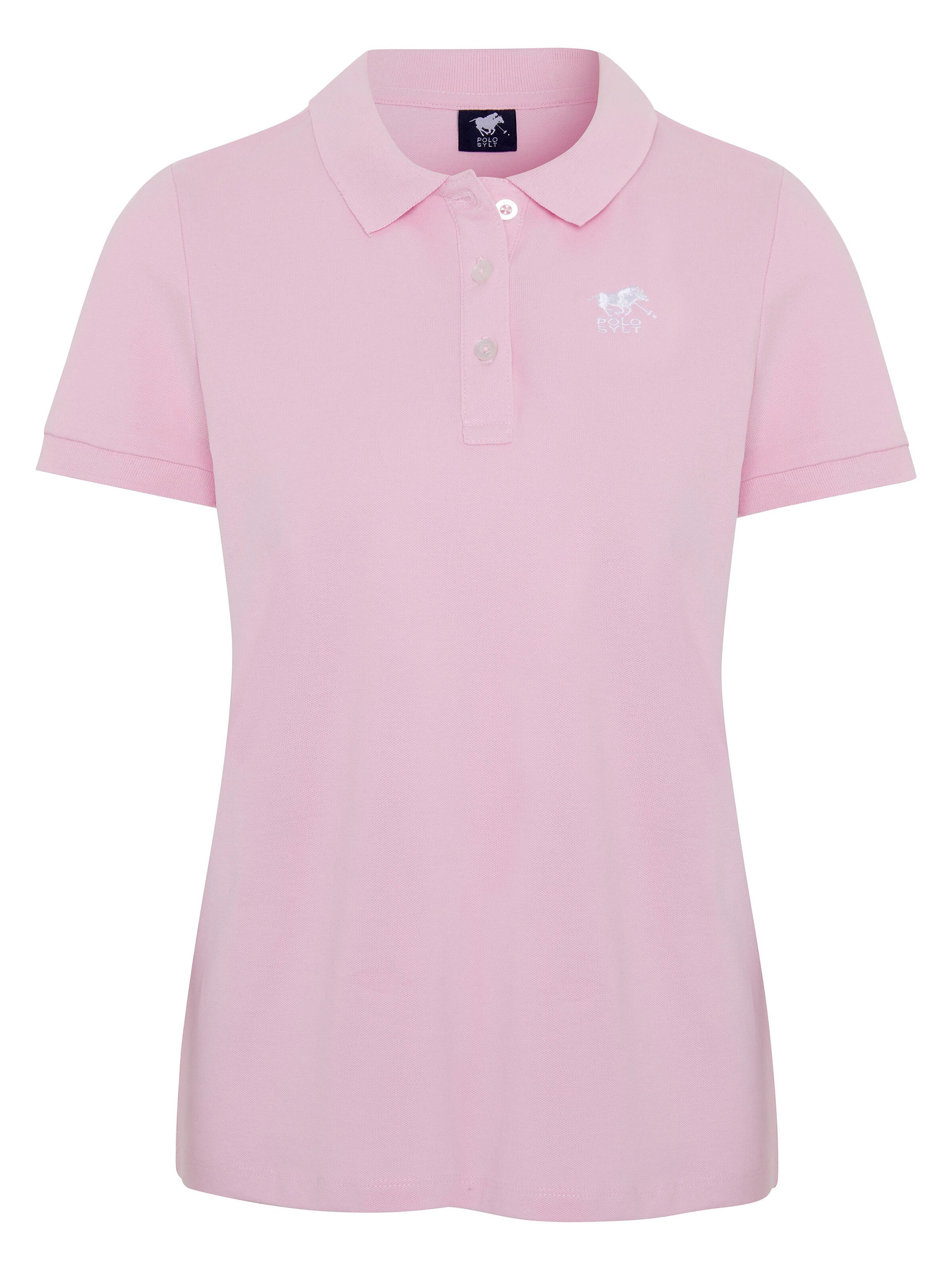 Polo Sylt Shirt in Pink: front