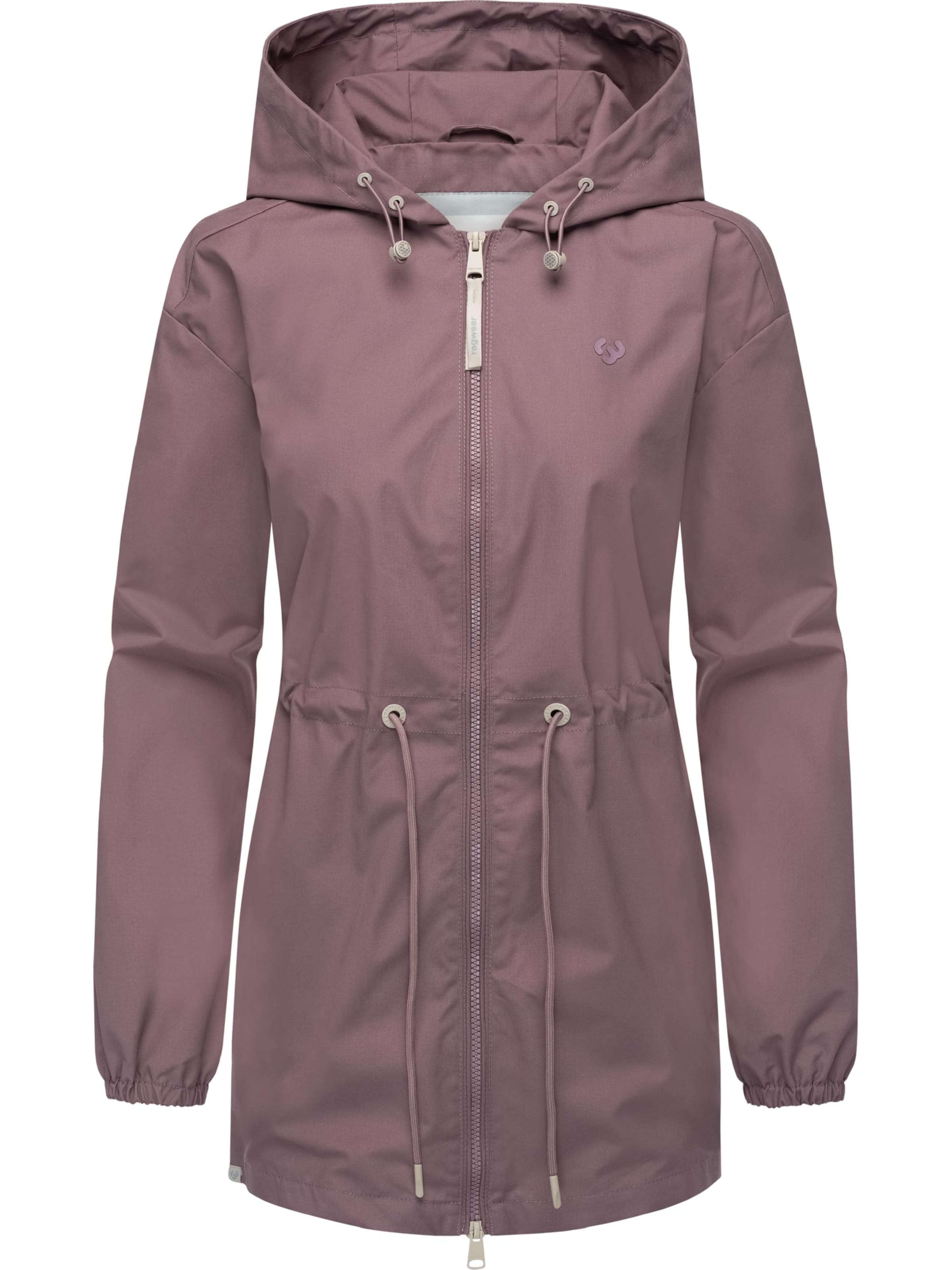 Parka mi-saison 'Monadissimo B' Ragwear en violet : devant