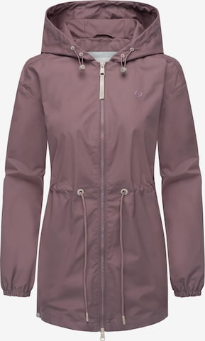 Parka mi-saison 'Monadissimo B' Ragwear en violet : devant