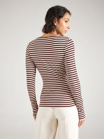 T-shirt 'Lancester' Lollys Laundry en marron