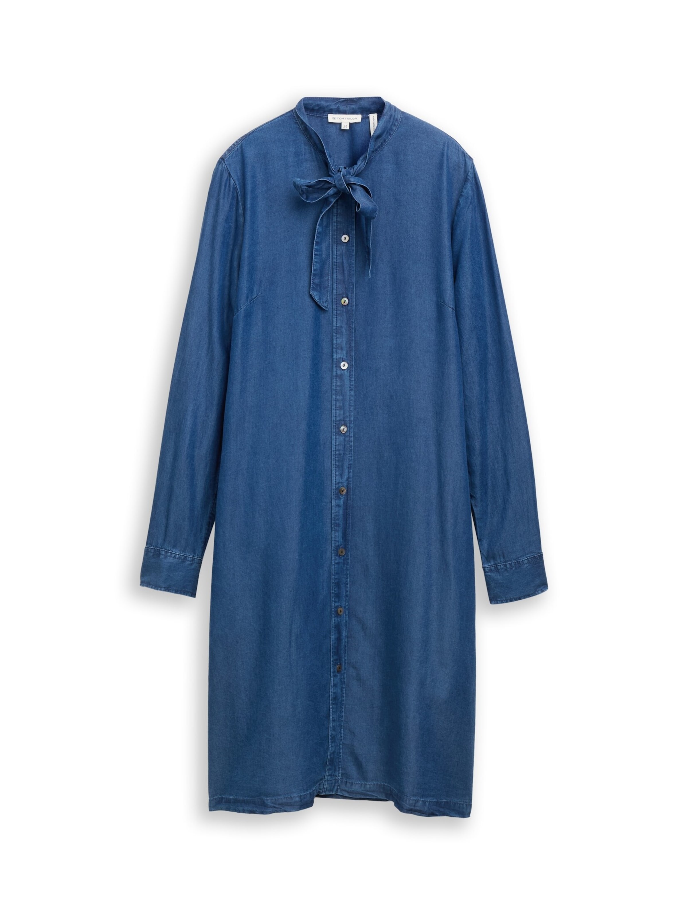 TOM TAILOR Shirt dress in Blue: front