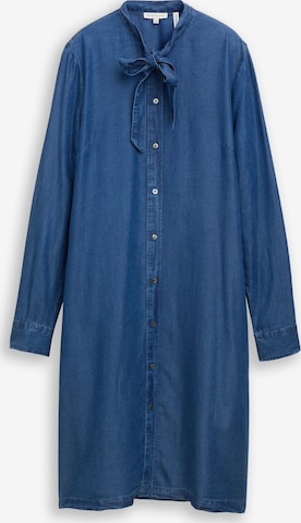 Robe-chemise TOM TAILOR en bleu : devant