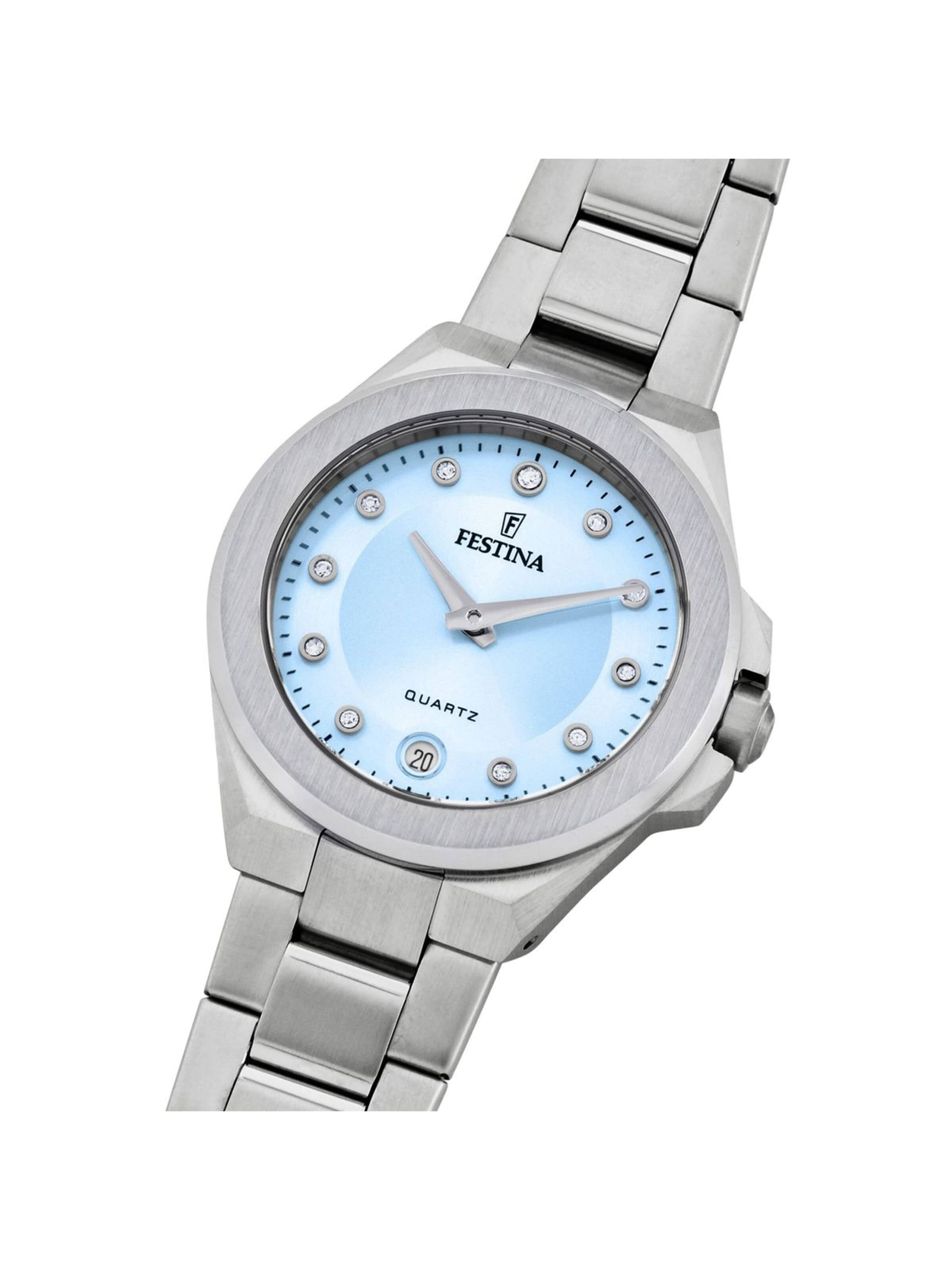 Montre à affichage analogique 'Festina - Date watch Mademoiselle - Quartz watch movement - Watch case width: 33 mm' FESTINA en bleu