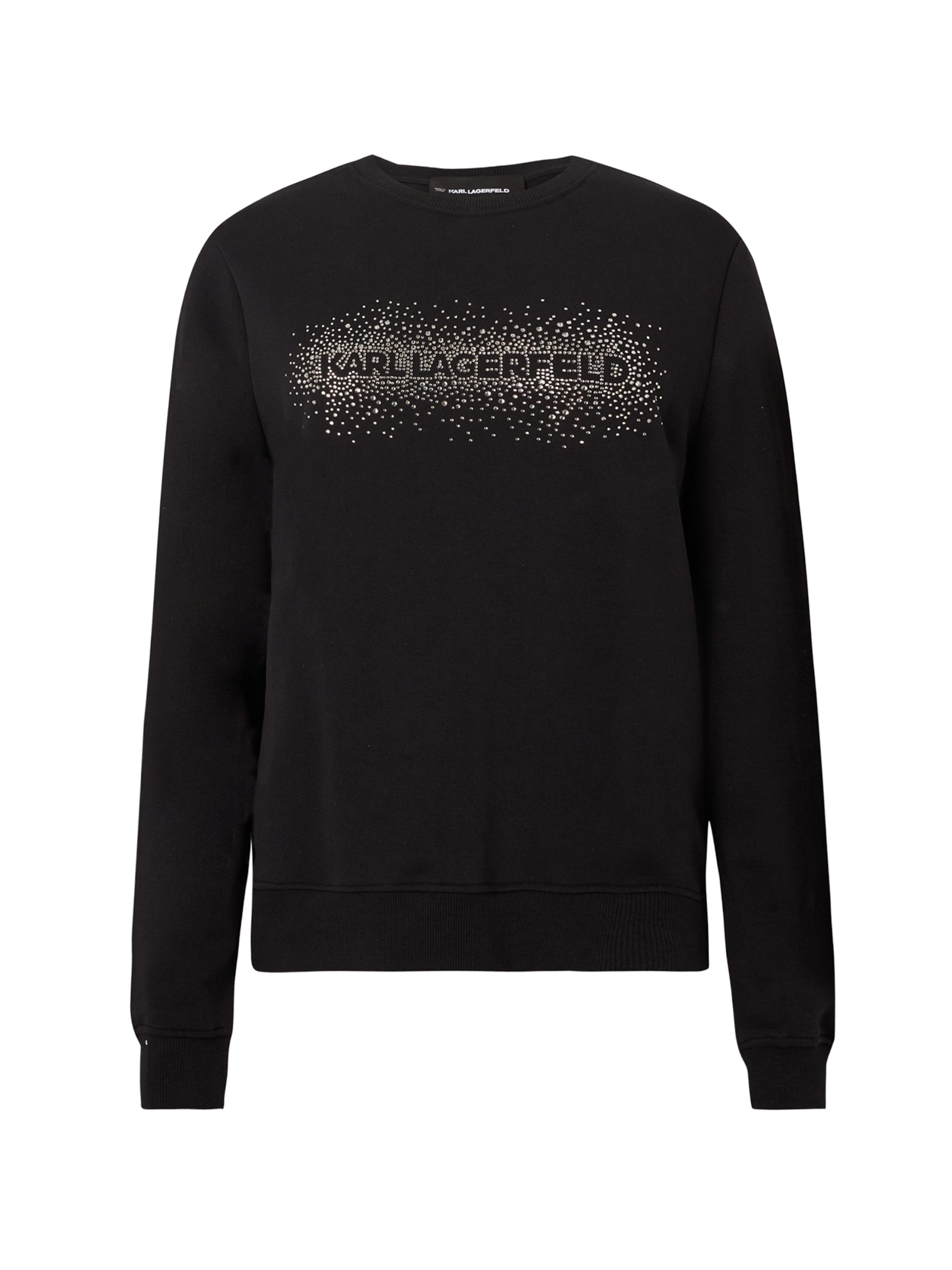 Karl Lagerfeld Μπλούζα φούτερ σε μαύρο: μπροστά