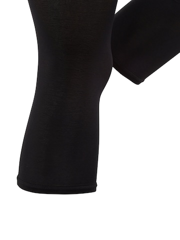 ESPRIT Slim fit Leggings 'Cotton Capri' in Black