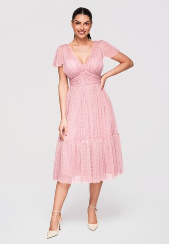 Ombre Abendkleid in Pink