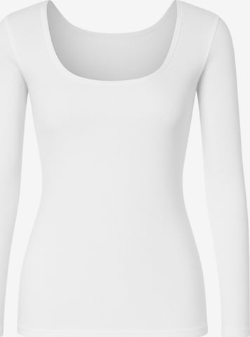 fashionshowcase Shirt 'SQUARELONG' in White: front