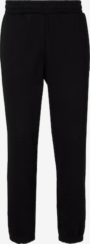 Tapered Pantaloni sport de la 4F pe negru: față