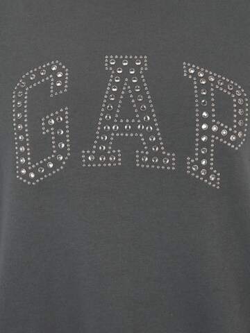 Gap Petite Sweatshirt 'HOLIDAY' in Grijs