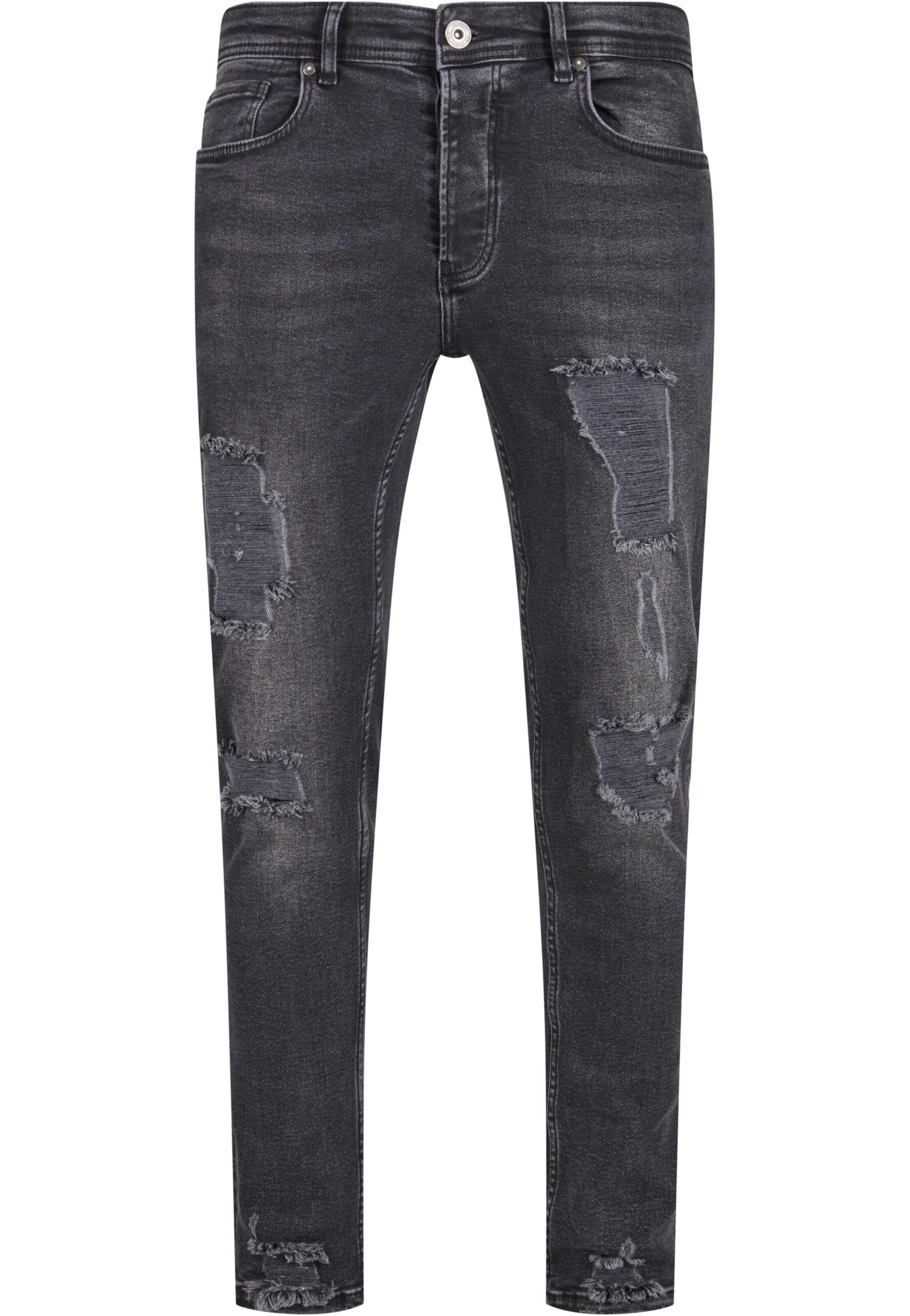 2Y Premium Regular Jeans in Black: front
