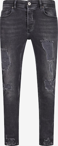 2Y Premium Regular Jeans in Zwart: voorkant