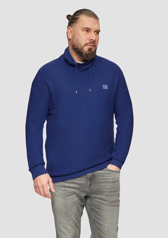 s.Oliver Trui in Blauw: voorkant
