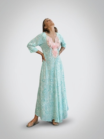 Robe 'Robe Longue Naomi' Miss June en bleu