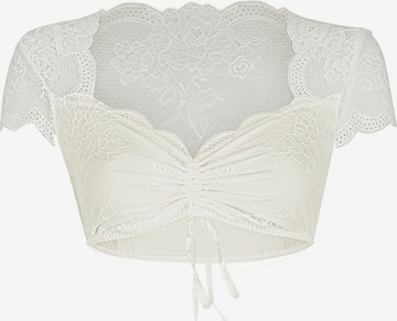 Nina von C. Trachtenbluse 'Tracht' in Beige: Vorderseite