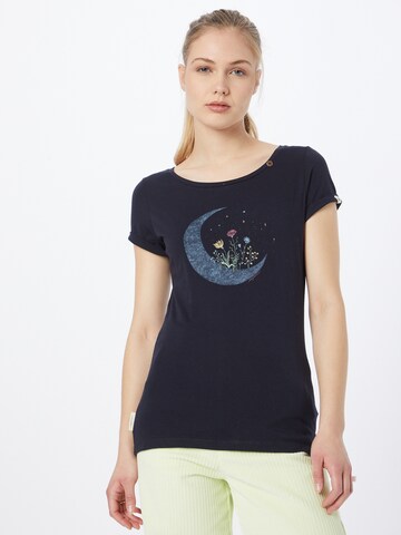 Ragwear T-Shirt 'FLORAH' in Blau: predná strana