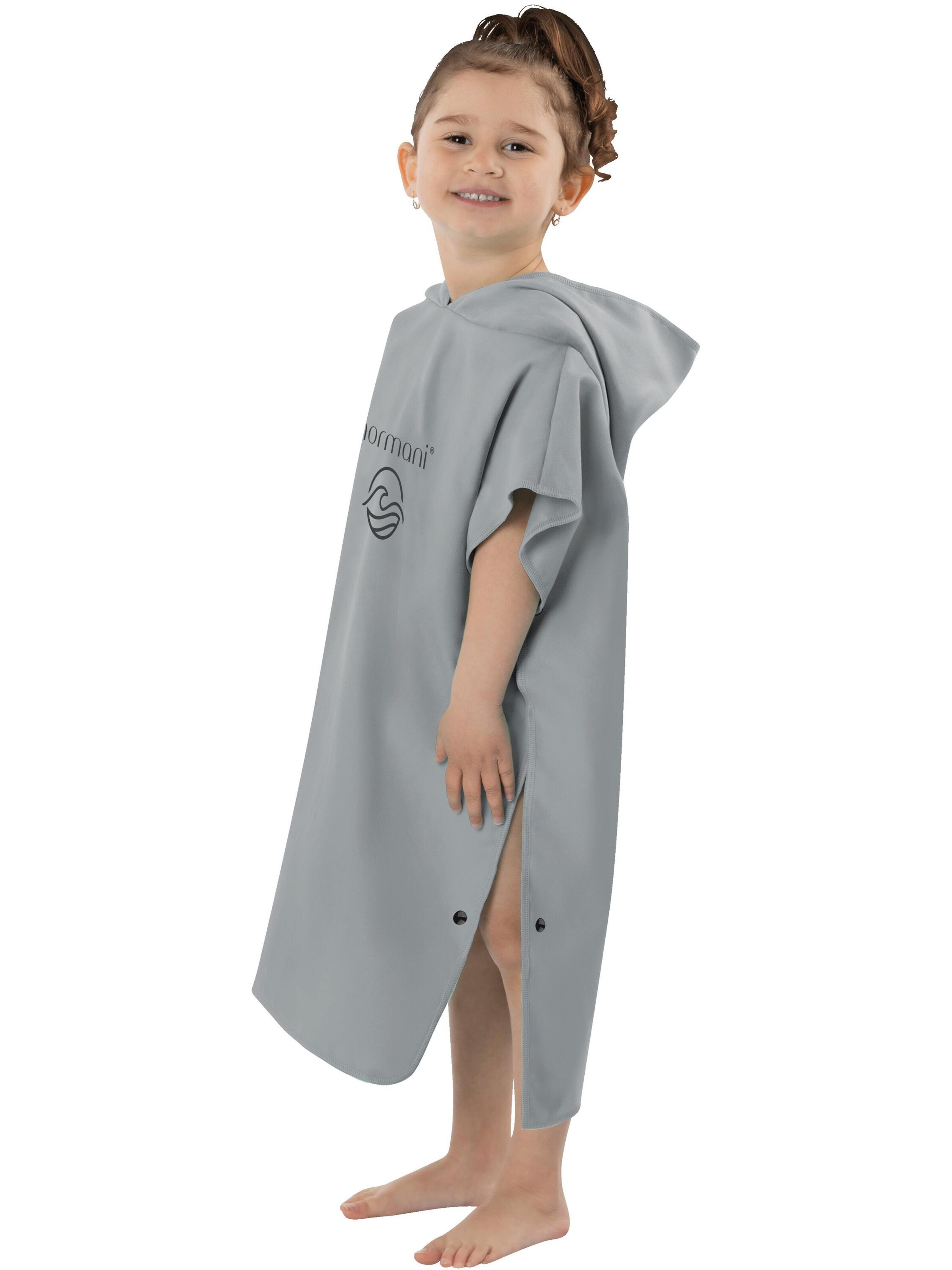 normani Bathrobe 'Rincon' in Grey