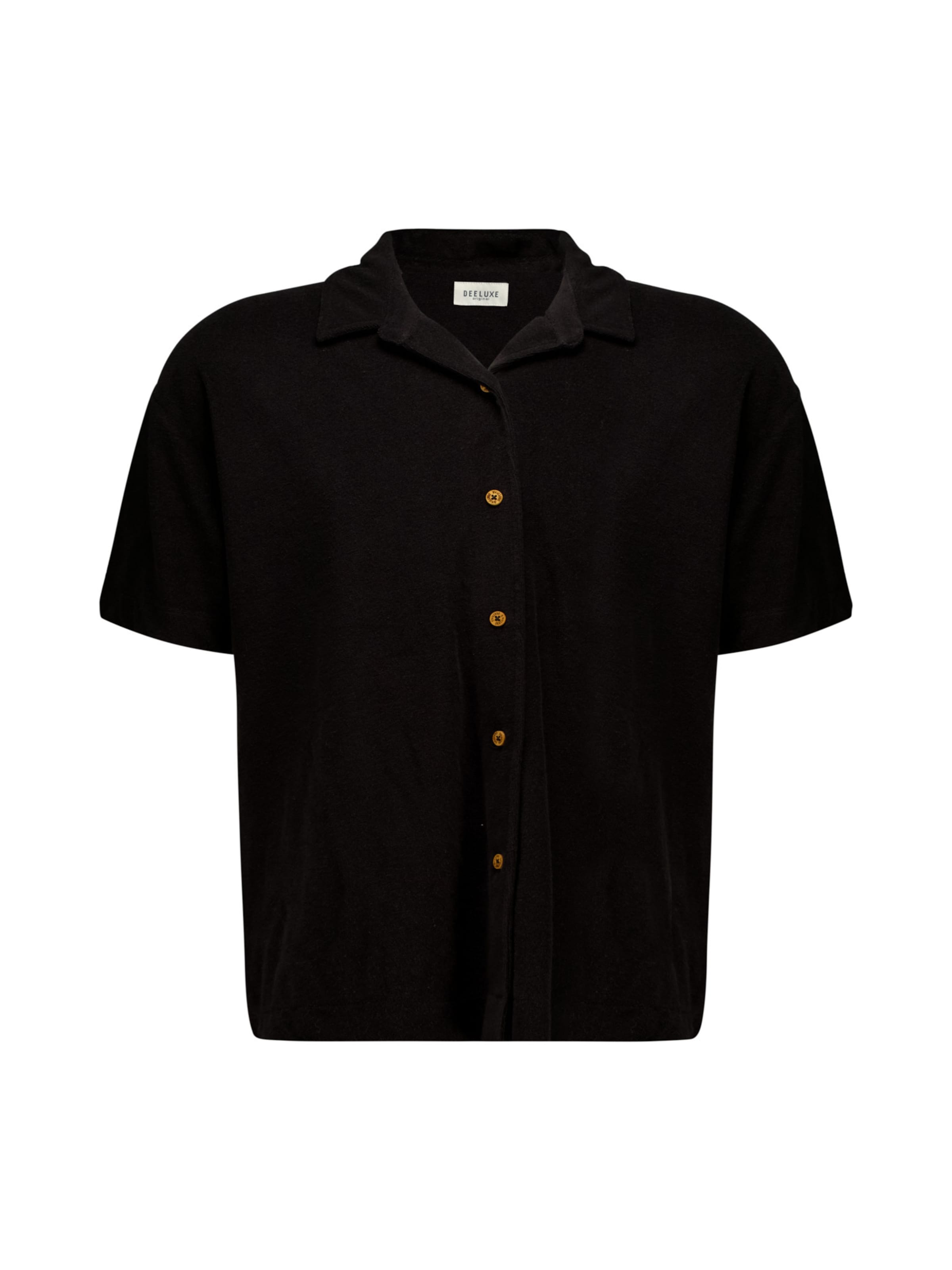 Deeluxe Regular fit Button Up Shirt 'Creekson' in Black: front