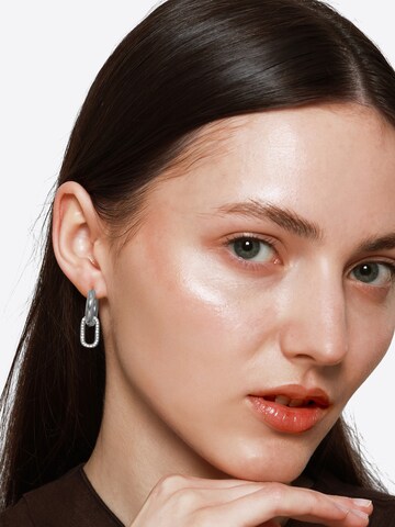 Boucles d'oreilles 'Tiber' Heideman en argent : devant