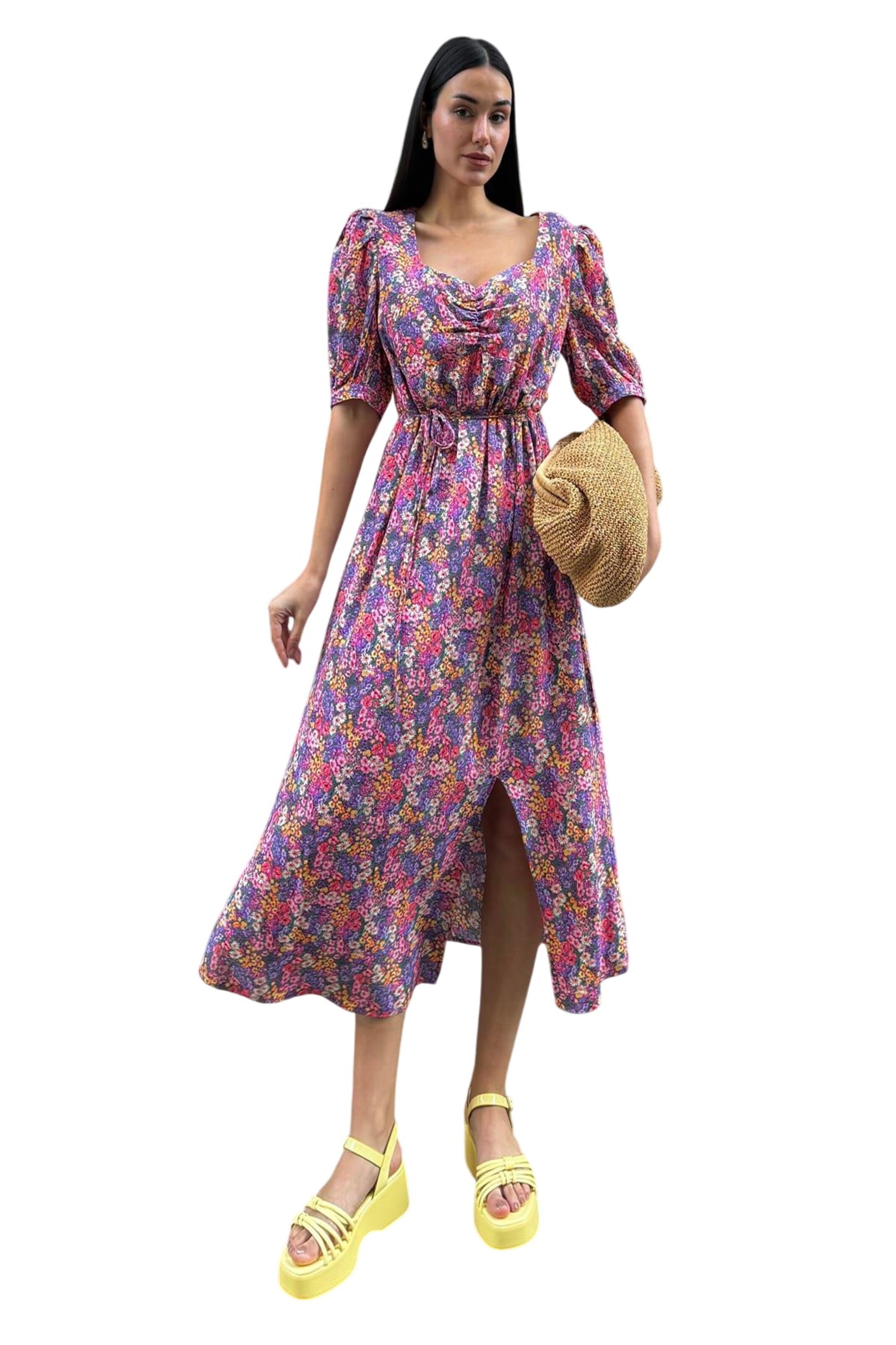 For You Moda Dress in Purple