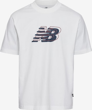 new balance Shirt in White: front