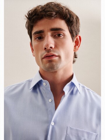 SEIDENSTICKER Comfort fit Business shirt in Blue