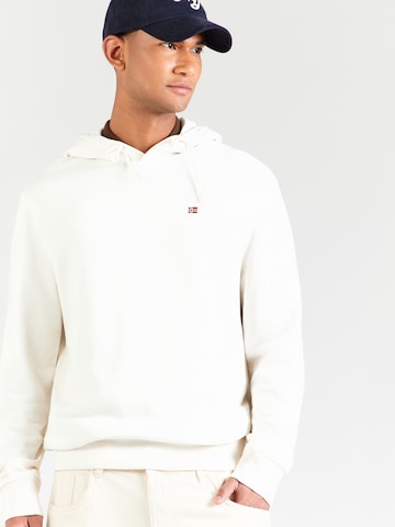 Sweat-shirt 'BALIS' NAPAPIJRI en blanc : devant