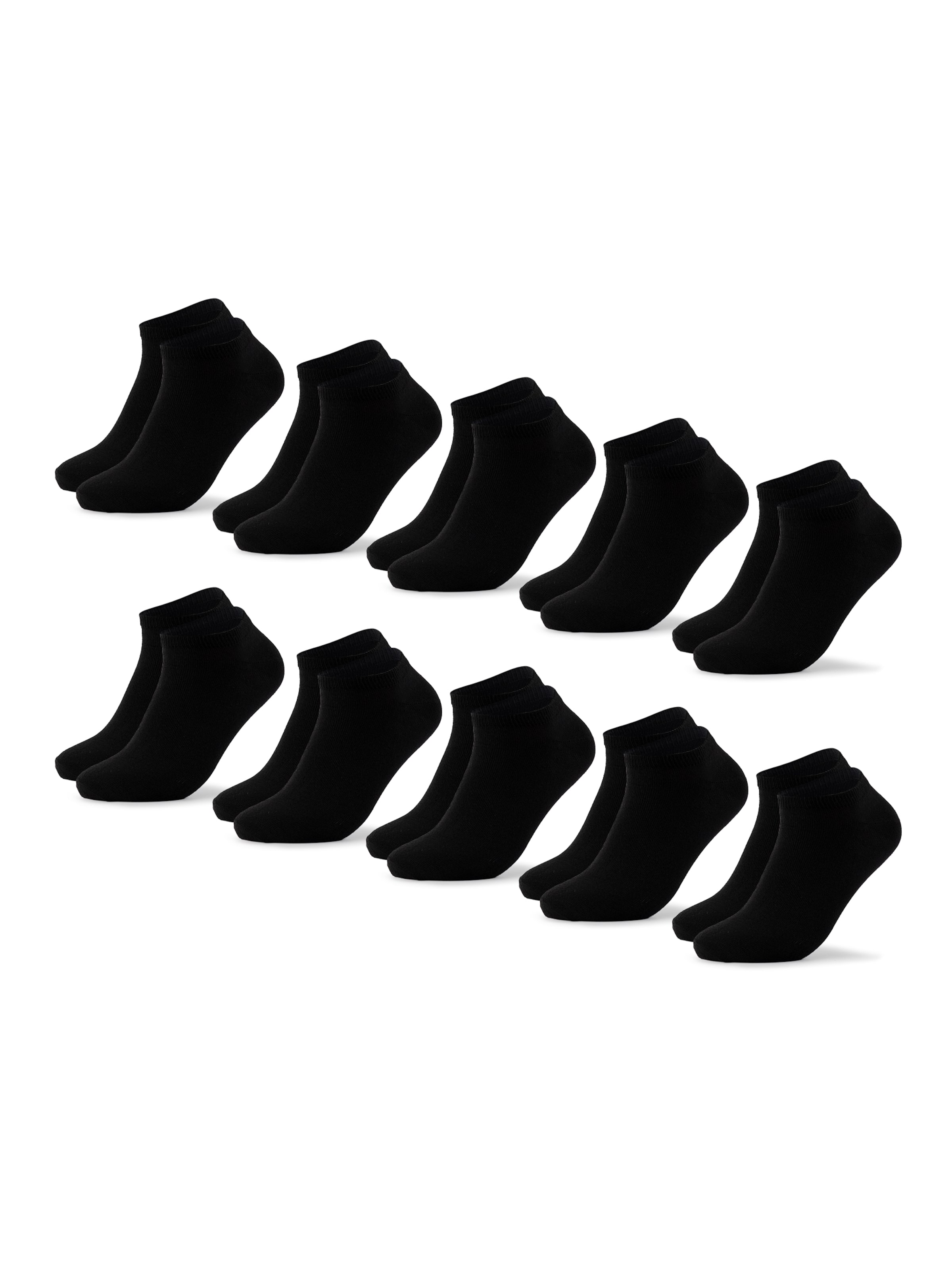 Occulto Ankle Socks 'Alex' in Black: front