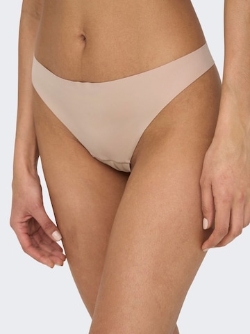 ONLY Thong in Beige: front