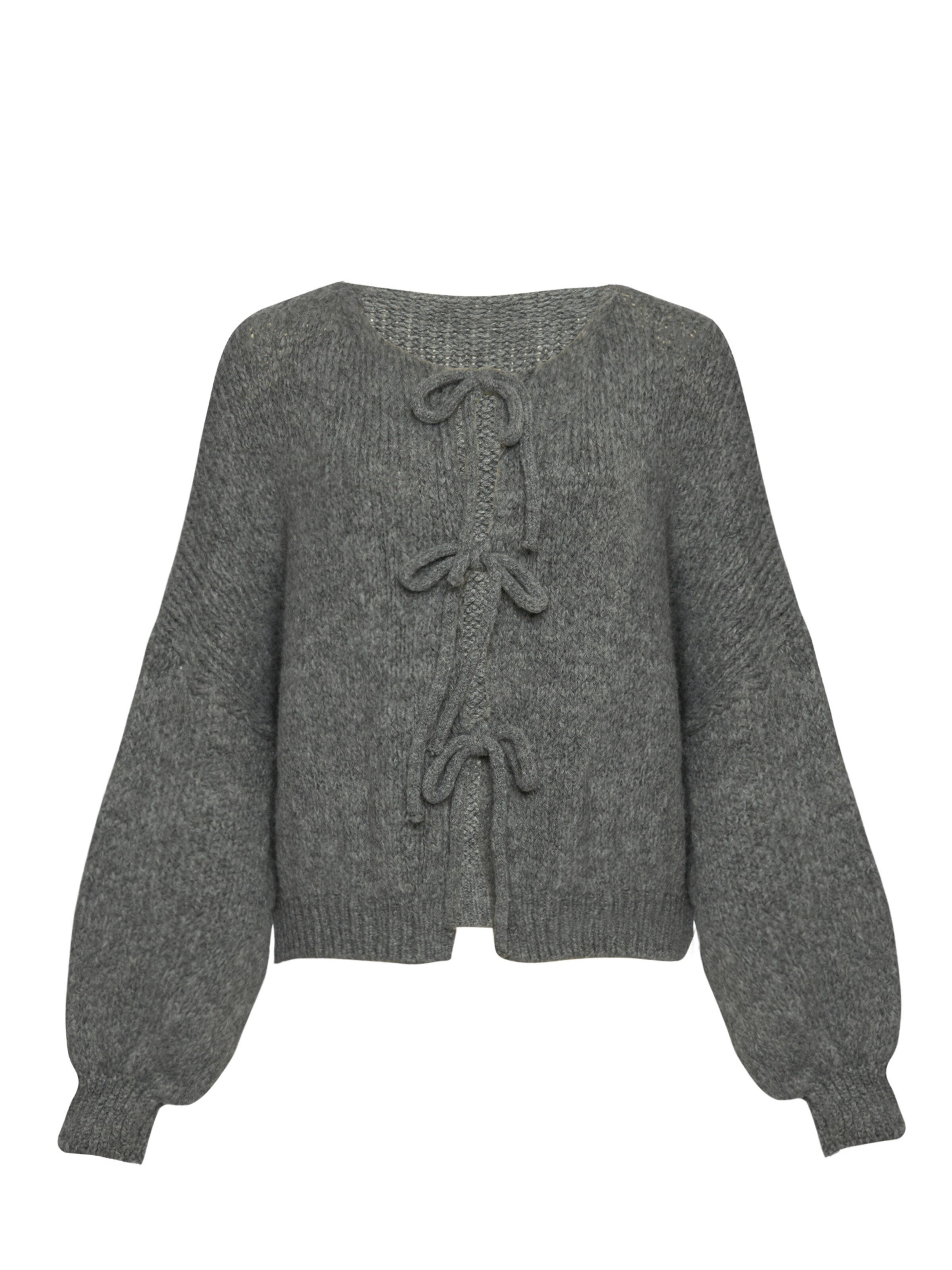 Lilavie Strickjacke ' Miaa ' in anthrazit / dunkelgrau, Produktansicht