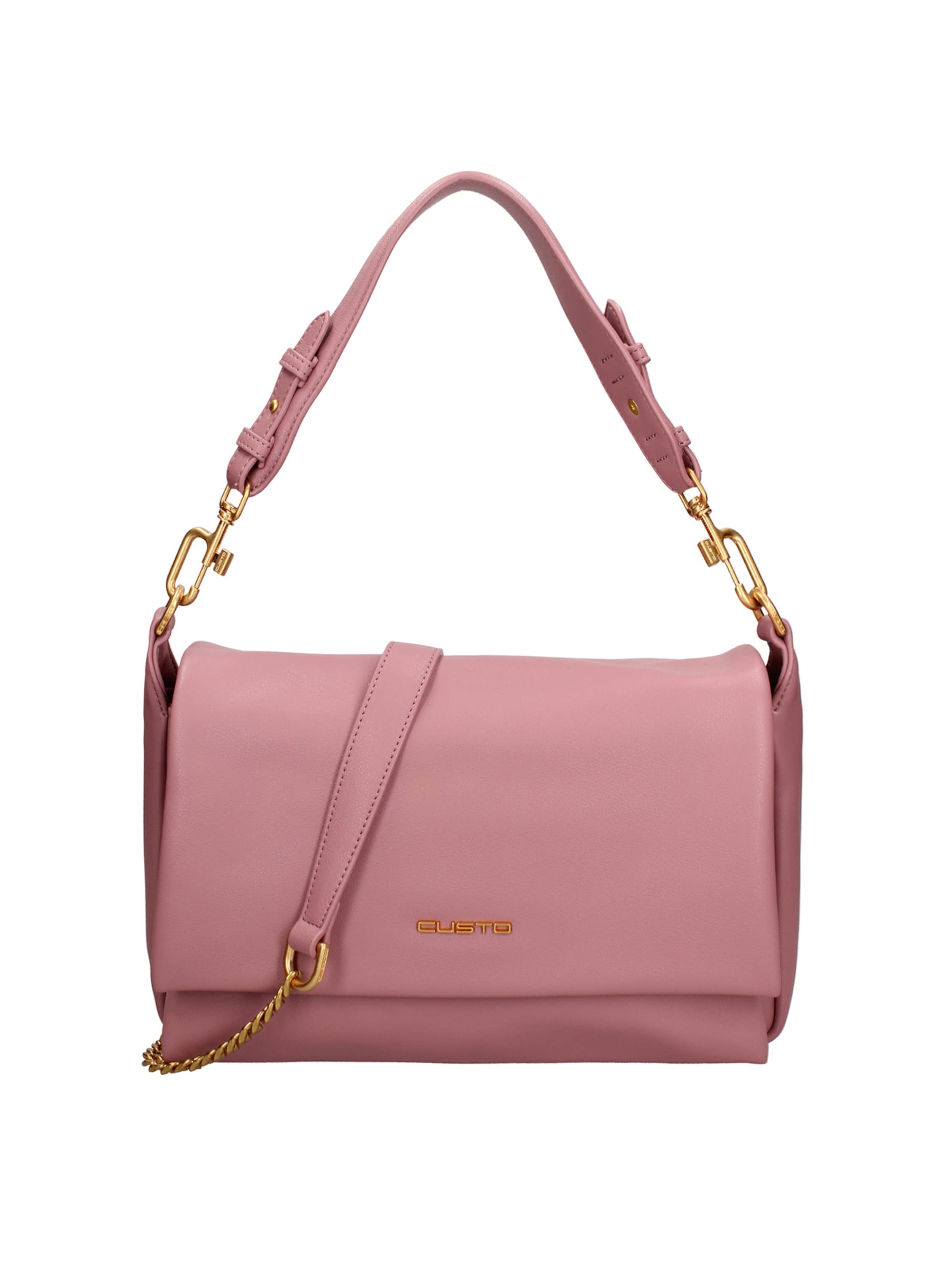 Borsa a spalla di Custo Barcelona in rosa: frontale