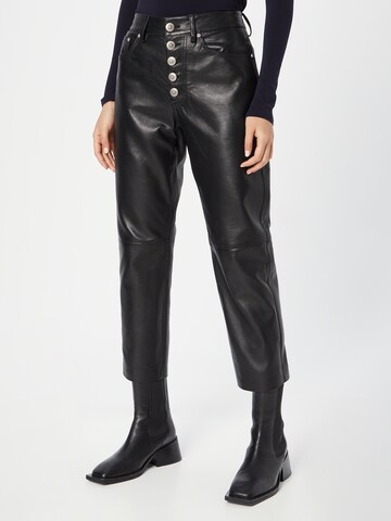 Regular Pantalon 'KOONS' Dondup en noir : devant