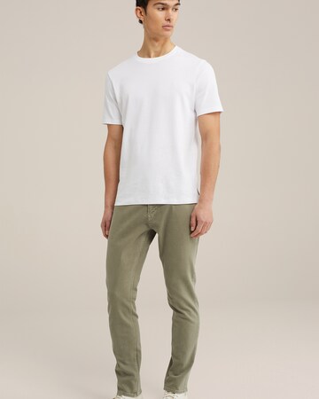 WE Fashion Slimfit Jeans in Groen