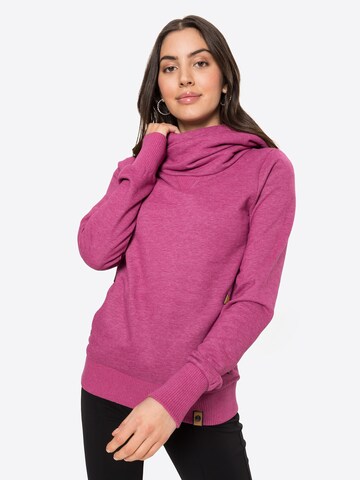 Fli Papigu Sweatshirt 'U Sexy I am Sexy' in Purple: front