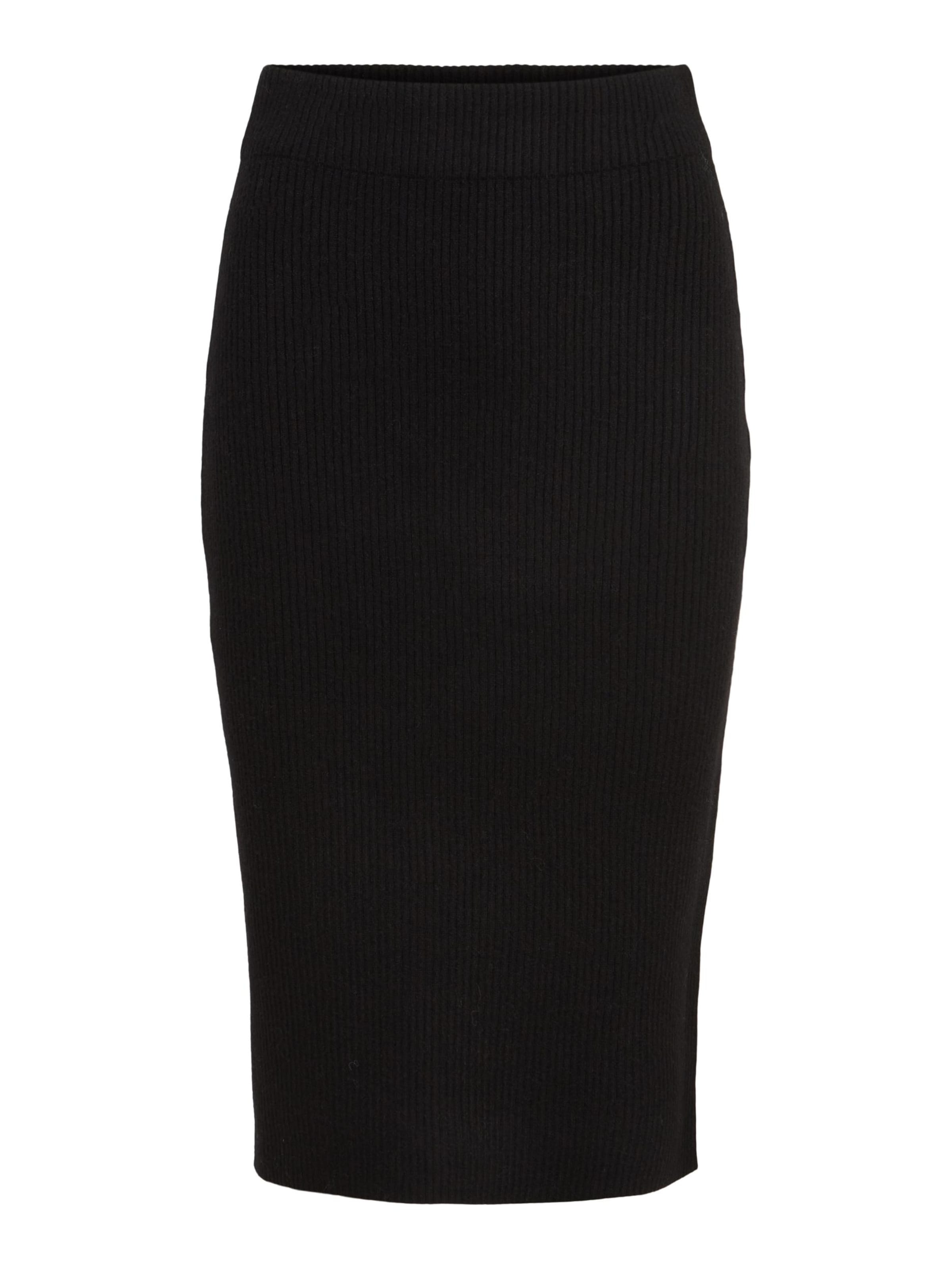 VILA Skirt 'Viril' in Black: front