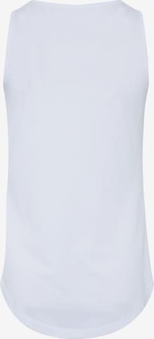 Oklahoma Jeans Tanktop ' mit Label- und Natur-Print ' in Weiß