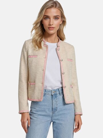 White Label Blazer in White: front