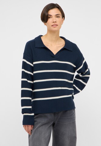 MUSTANG Pullover 'Leona' in Blau: Vorderseite
